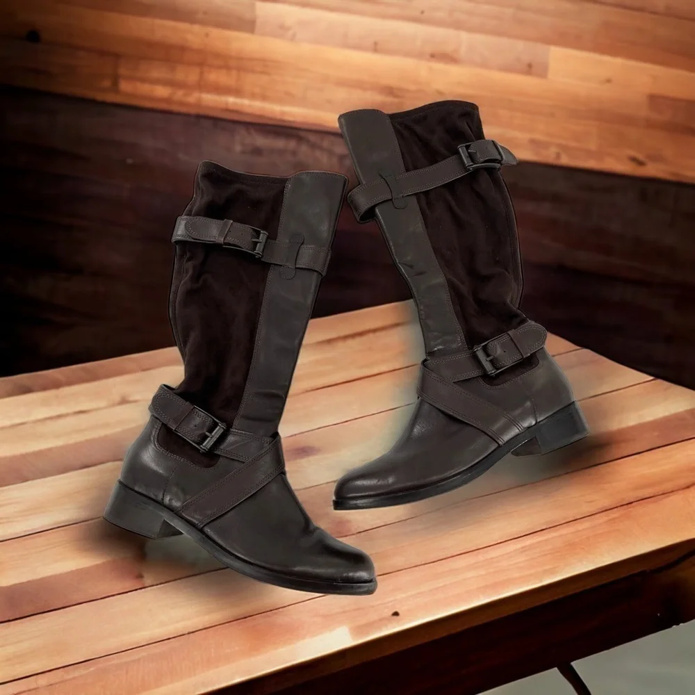 Cole Haan Women's Air Whitley Buckle Boot size 8B